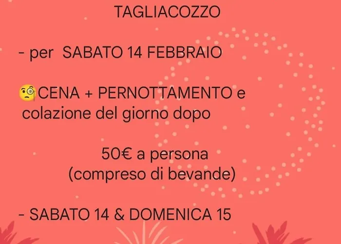 La Lucciola Ristorante Hotel Tagliacozzo